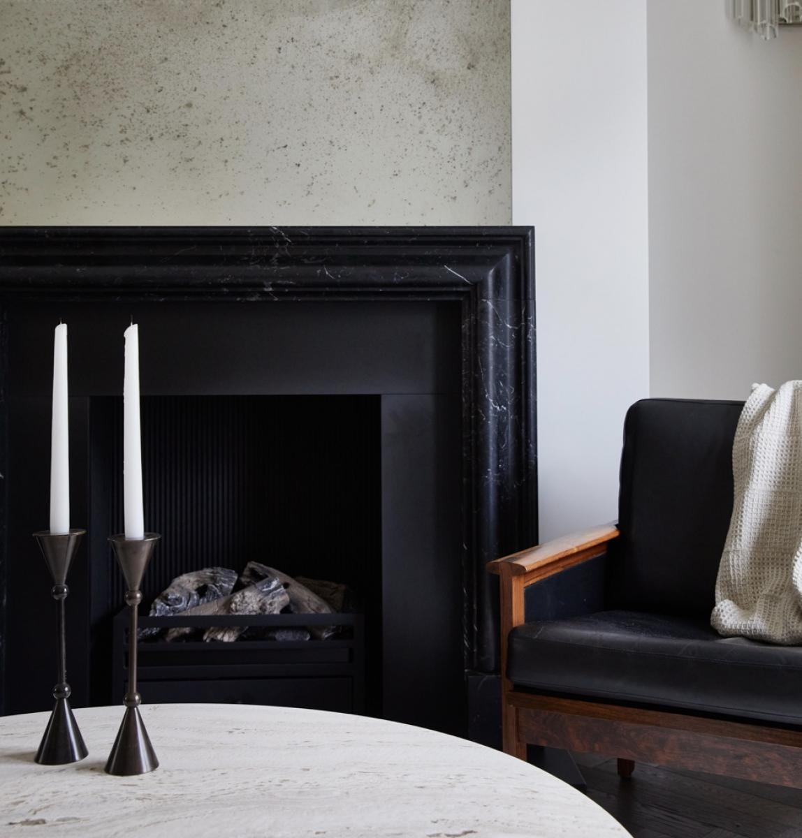 Bolection in Nero Marquina - Victoria Stone - Fireplaces, Wood Stoves ...